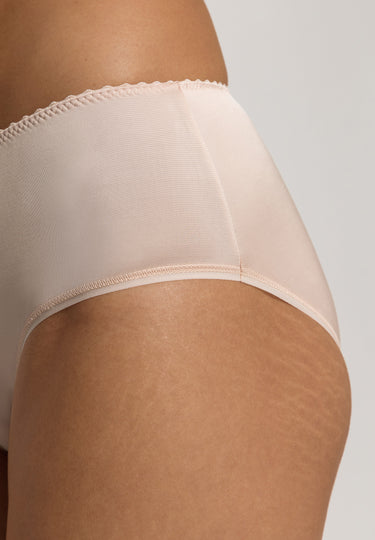 Satin Deluxe Satin Jersey Hi-Cut Briefs | Natural 71126-858